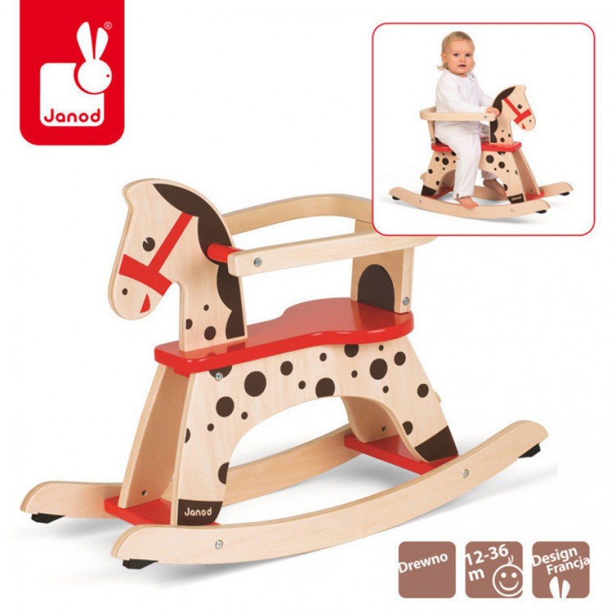 Janod - Konik na biegunach Caramel - Esy Floresy 
