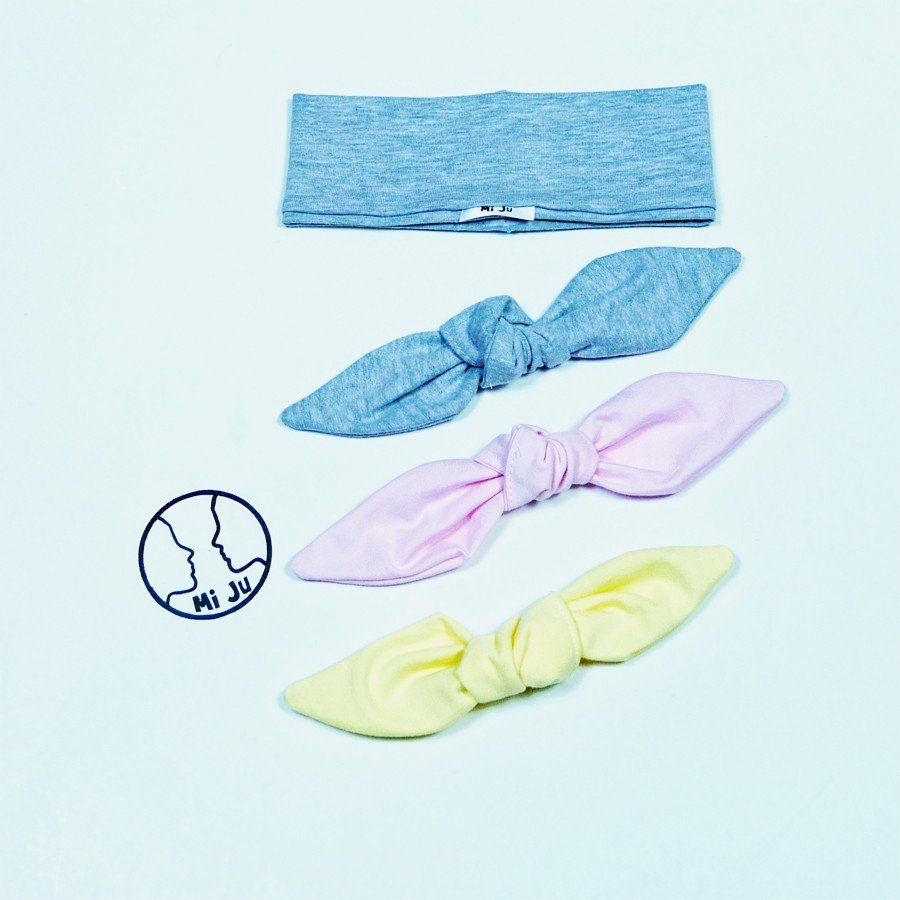 MiJu - Komplet, opaska plus 3 pinup - Esy Floresy 