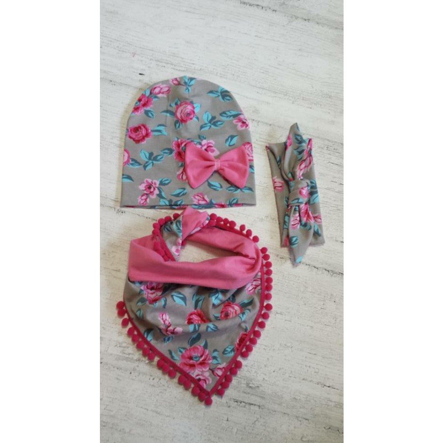 MiJu - Chustka z pomponami - Esy Floresy 