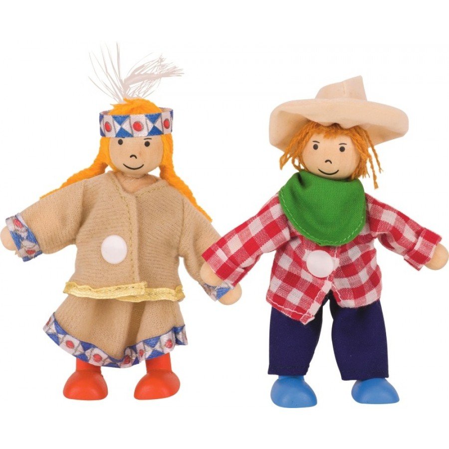 Goki - Laleczki w skrzyneczce z ubraniami - Esy Floresy 