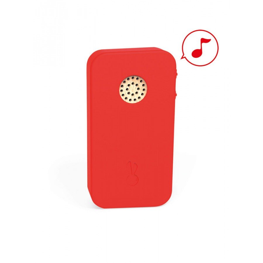 Janod - Telefon drewniany z dźwiękami - Esy Floresy 