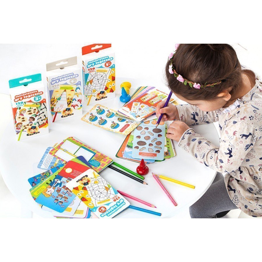 CzuCzu Fantastyczne gry logiczne 5+ - Esy Floresy 