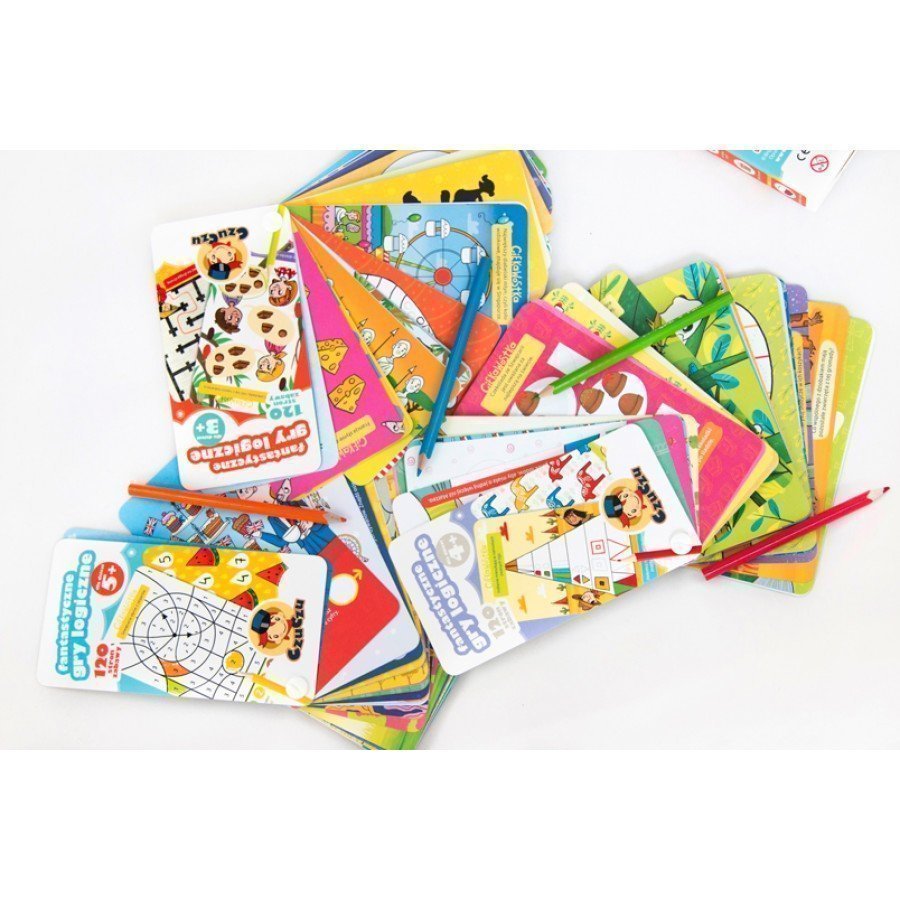 CzuCzu Fantastyczne gry logiczne 5+ - Esy Floresy 