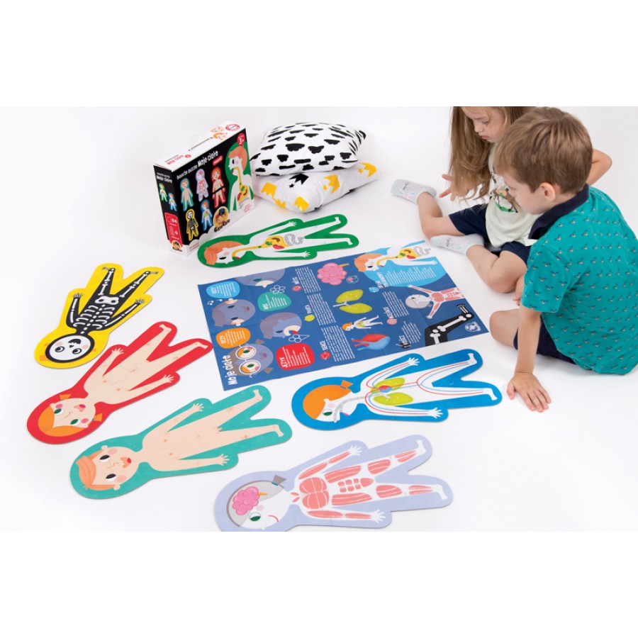 CzuCzu Duuuże puzzle Moje ciało dla dzieci 3+ - Esy Floresy 