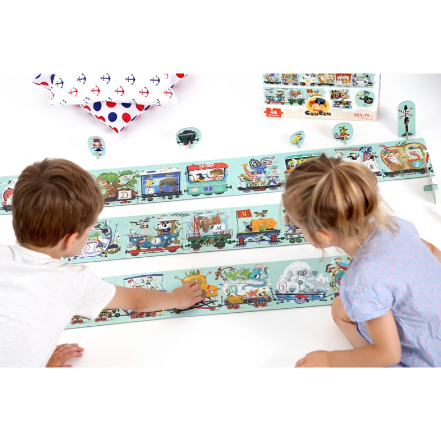 CzuCzu Duuuże puzzle Alfabet dla dzieci 3+ - Esy Floresy 