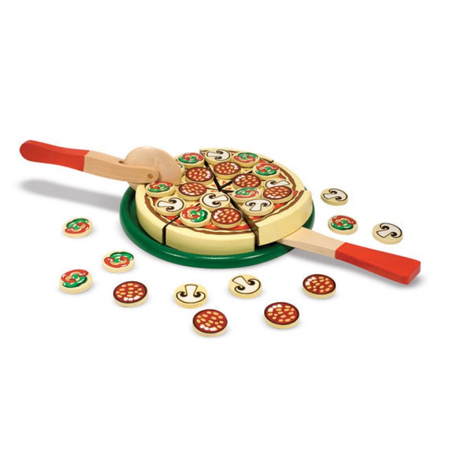 Melissa & Doug - Drewniana Pizza do krojenia - Esy Floresy 