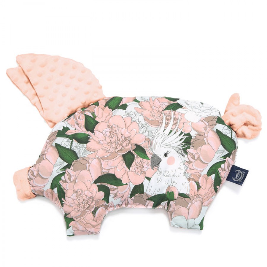 La Millou - PODUSIA SLEEPY PIG - LADY PEONY - POWDER PINK - BY MAŁGORZATA ROZENEK - MAJDAN - Esy Floresy 
