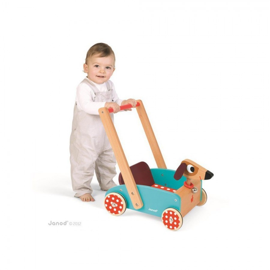 Janod - Szalony Piesek wózek chodzik . - Esy Floresy 