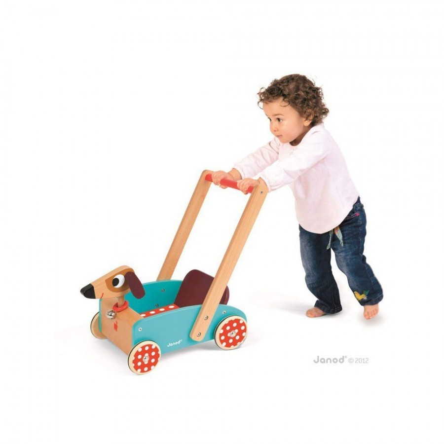 Janod - Szalony Piesek wózek chodzik . - Esy Floresy 