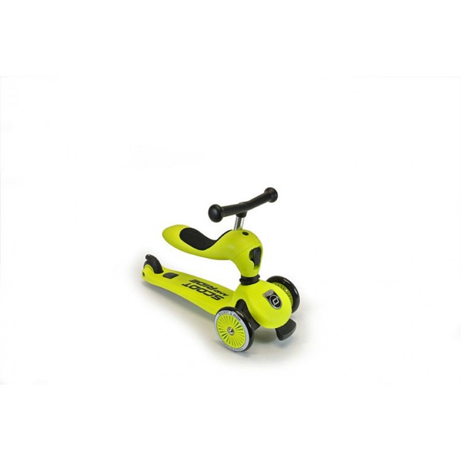 Scootandride - Highwaykick1 2w1 Jeździk i hulajnoga 1-5 lat Lime.  - Esy Floresy 