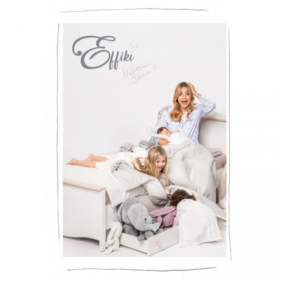 Effiki - Rożek szary w białe serduszka by Małgosia Socha  - Esy Floresy 