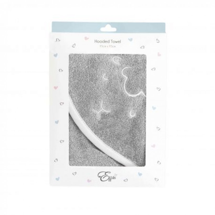 Effiki - Ręcznik z kapturkiem - Owieczka szary  - Esy Floresy 