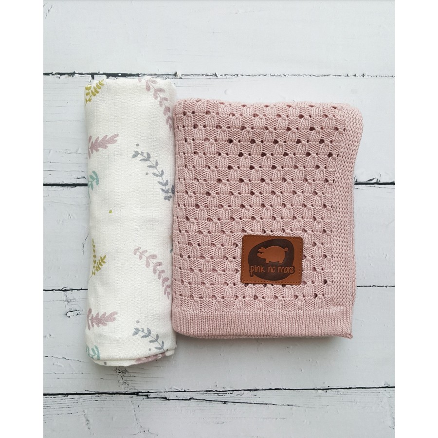 Pink no more -  Kocyk dziany - Pinky Dust . - Esy Floresy 