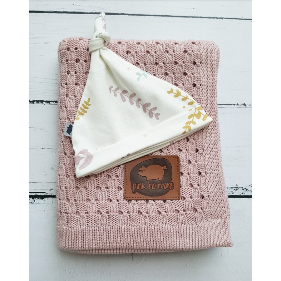 Pink no more -  Kocyk dziany - Pinky Dust . - Esy Floresy 