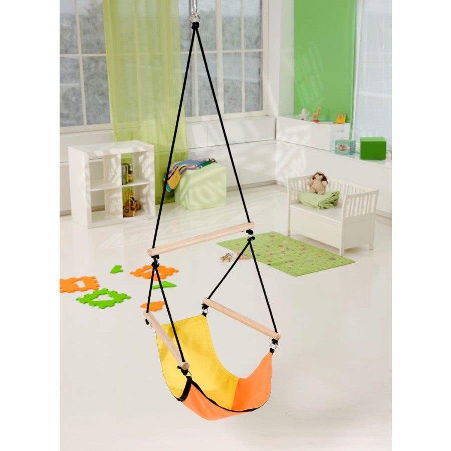 Amazonas - Huśtawka Kid's Swinger yellow-orange  - Esy Floresy 