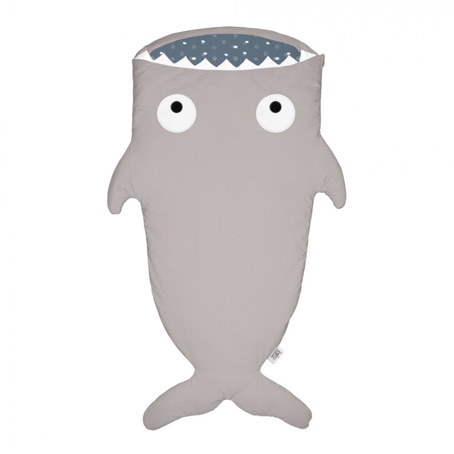 Baby Bites - Śpiworek zimowy Shark (2-6 lat) Stone/Blue - Esy Floresy 