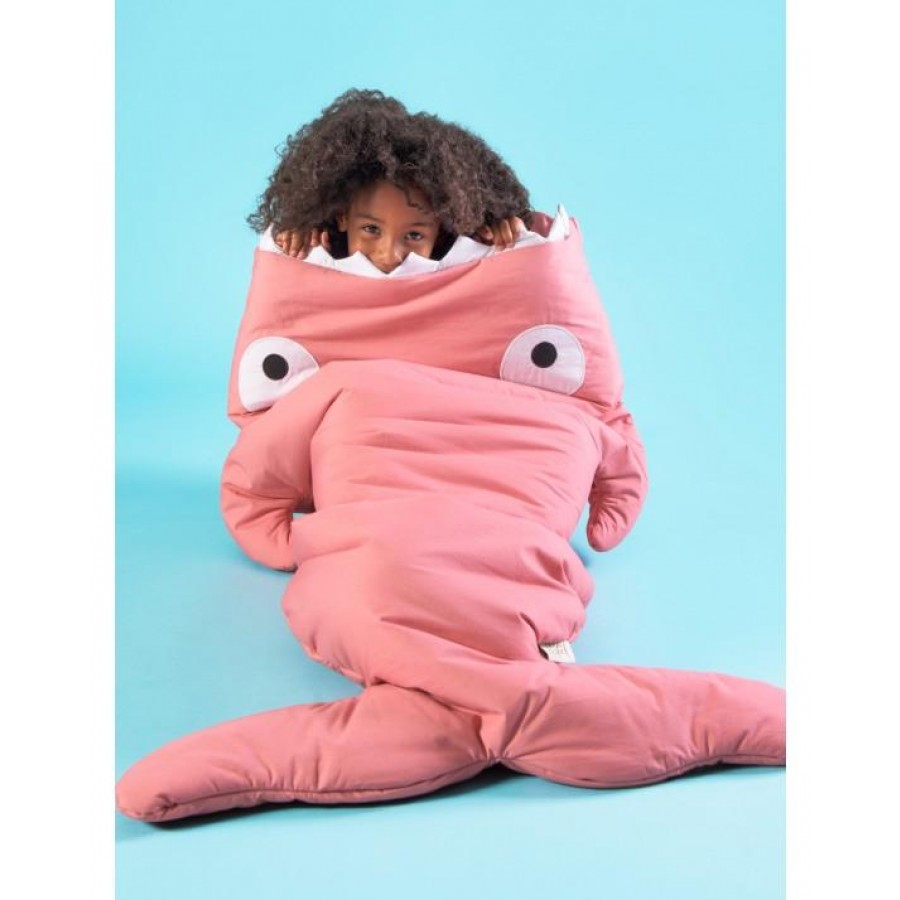 Baby Bites - Śpiworek letni Shark (2-6 lat) Pink - Esy Floresy 