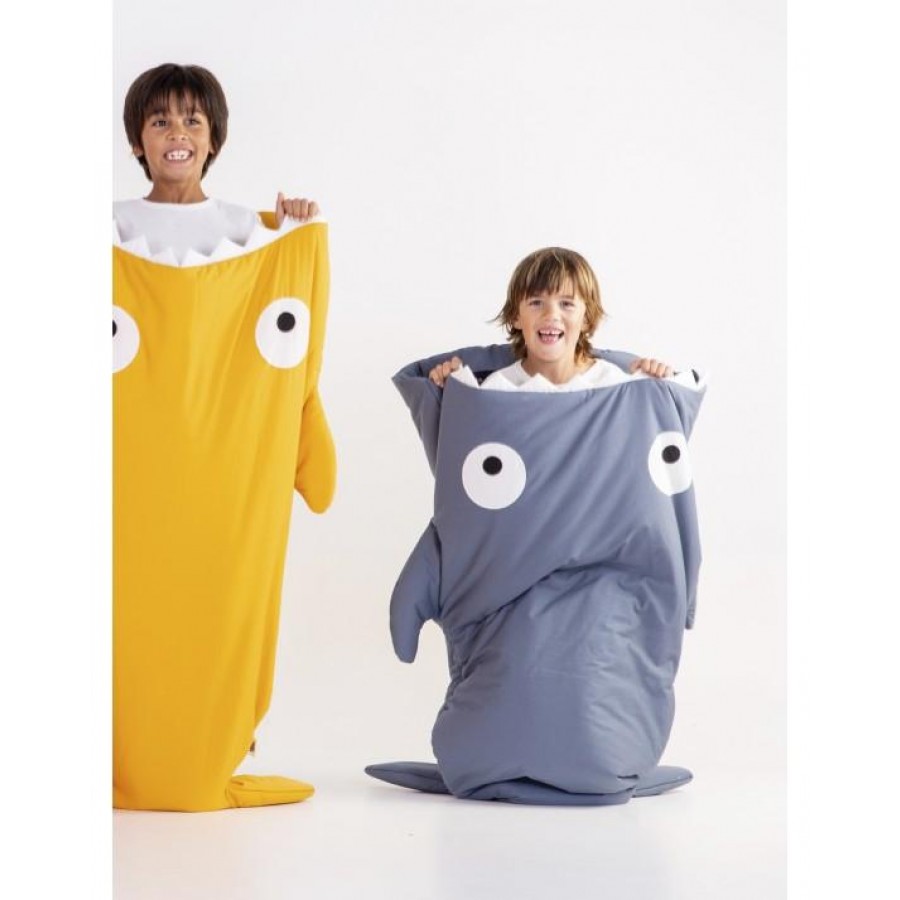 Baby Bites - Śpiworek zimowy Shark (2-6 lat) Mustard Yellow - Esy Floresy 