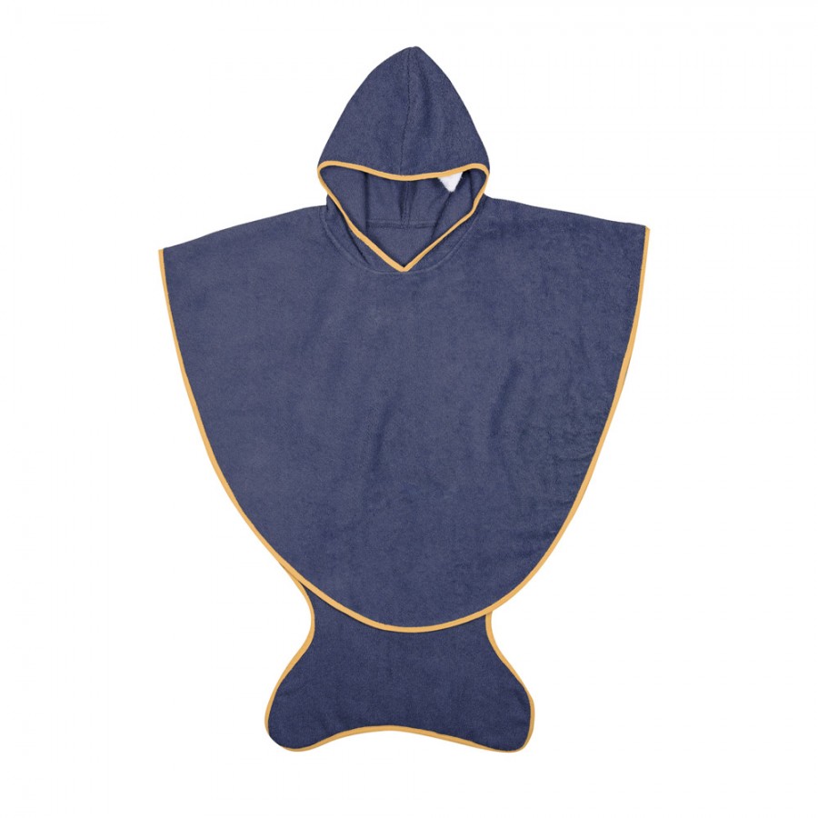 Baby Bites - Poncho (3-6 lat) Fish Tail Navy Blue - Esy Floresy 