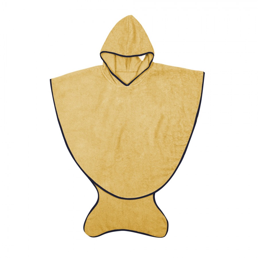 Baby Bites - Poncho (3-6 lat) Fish Tail Mustard - Esy Floresy 