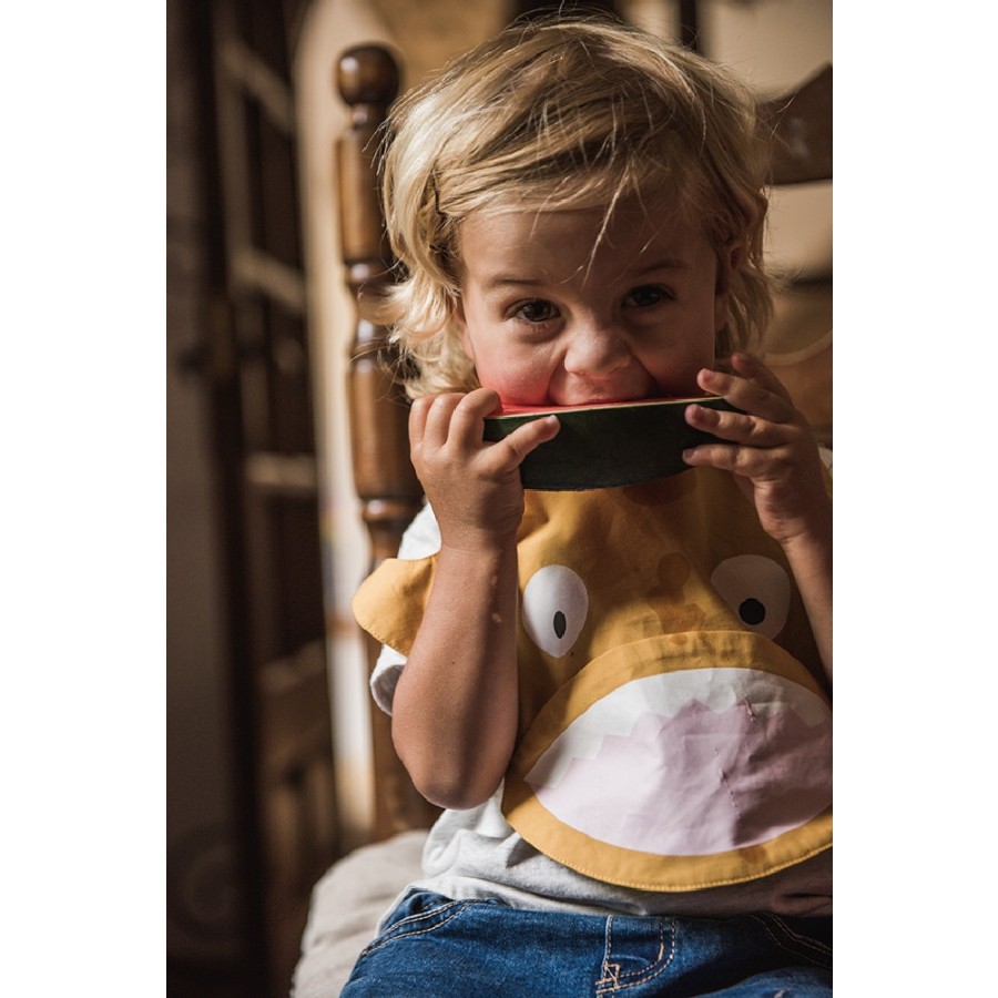 Baby Bites - Śliniak nieprzemakalny stalowoniebieski - Esy Floresy 