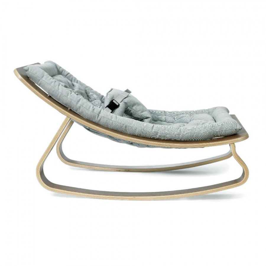 Charlie Crane - Leżaczek Levo orzech włoski Aruba Blue - Esy Floresy 