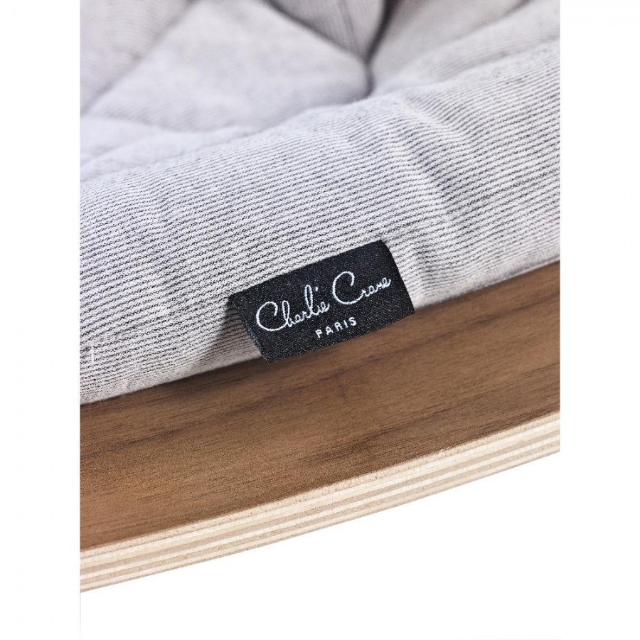 Charlie Crane - Leżaczek Levo orzech włoski Sweet Grey - Esy Floresy 