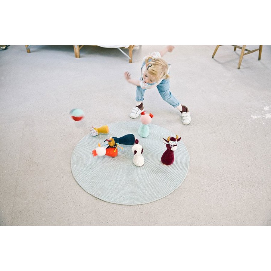 LILLIPUTIENS - Kręgle z piłką - dzwoneczkiem Farma NOWA KOLEKCJA 12 m+ - Esy Floresy 