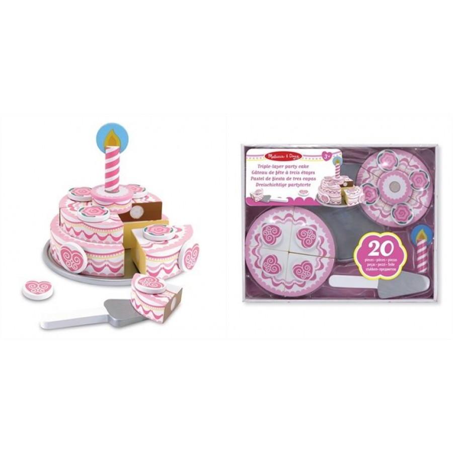Melissa & Doug - Tort warstwowy - zabawa w urodziny - Esy Floresy 