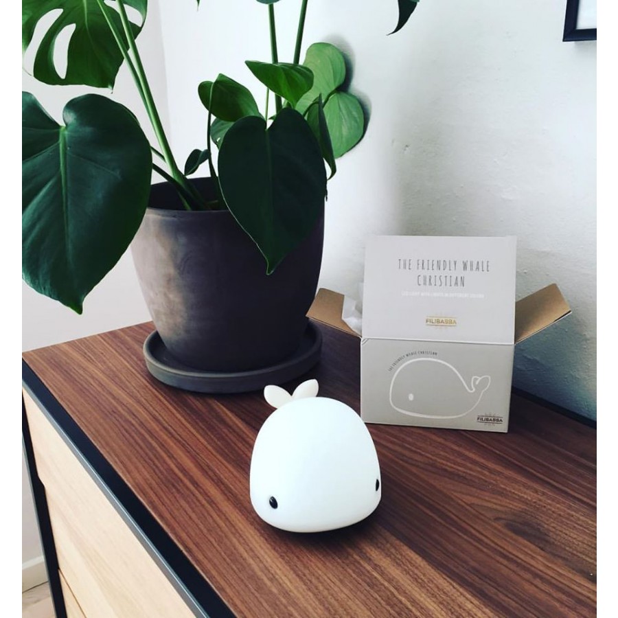 Filibabba - Lampka LED mała Wieloryb Christian - Esy Floresy 