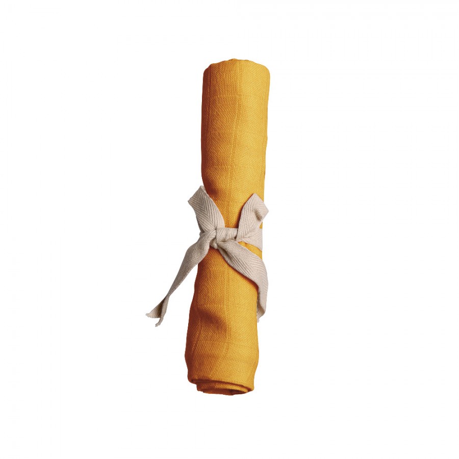 Filibabba - Pieluszka muślinowa 65 x 65 cm Golden Mustard - Esy Floresy 