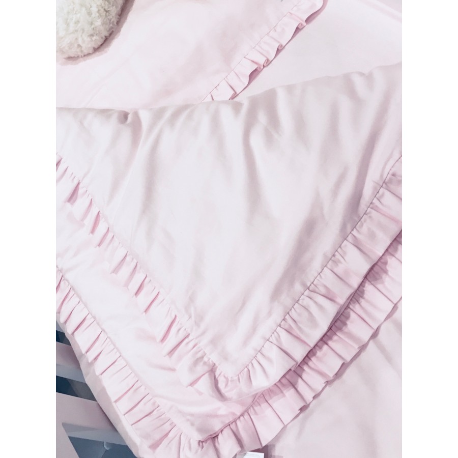 Bon Bon Kids - Pościel różowa z falbanką - Esy Floresy 