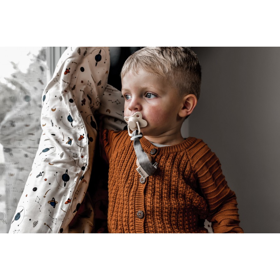 Filibabba - Zawieszka do smoczka Forest Floor Blue - Esy Floresy 