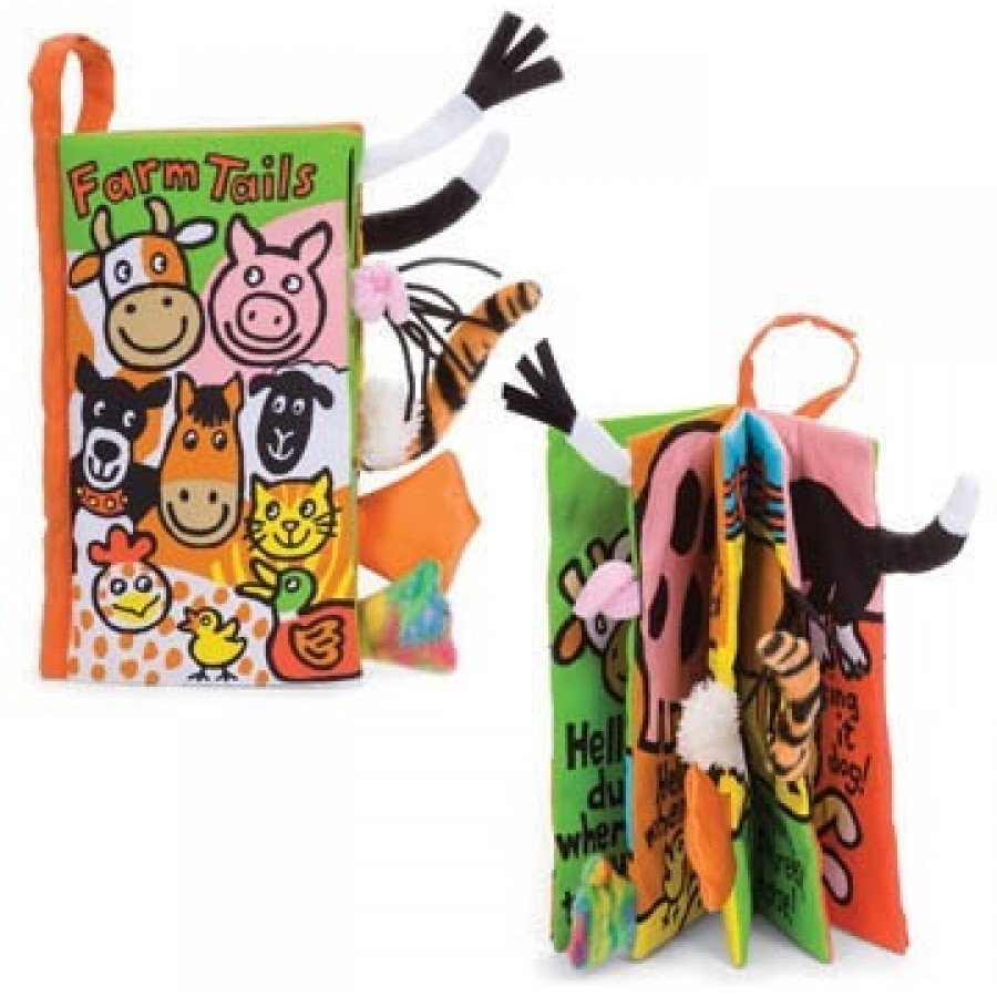 Jellycat - Książeczka Farma z ogonami  - Esy Floresy 