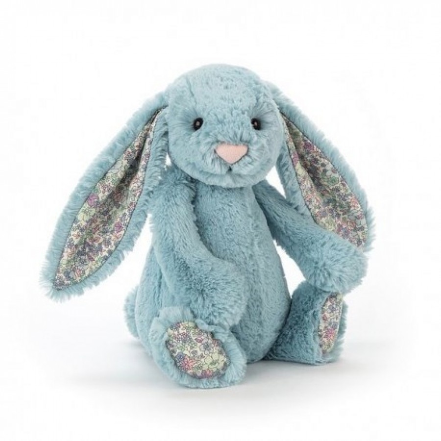 Jellycat - Króliczek 31cm Aqua Kolorowe Uszy - Esy Floresy 
