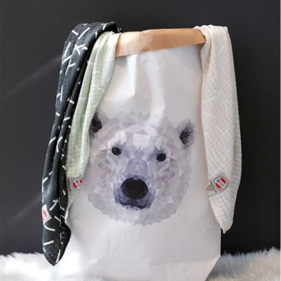 Lodger - Pielucha/Otulacz Swaddler Sprinkle Print Leaf - Esy Floresy 