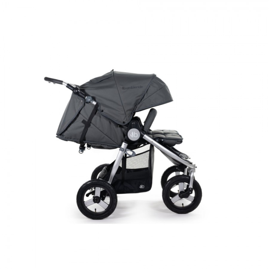 Bumbleride - Wózek bliźniaczy Indie Twin (2020) Dawn Grey - Esy Floresy 