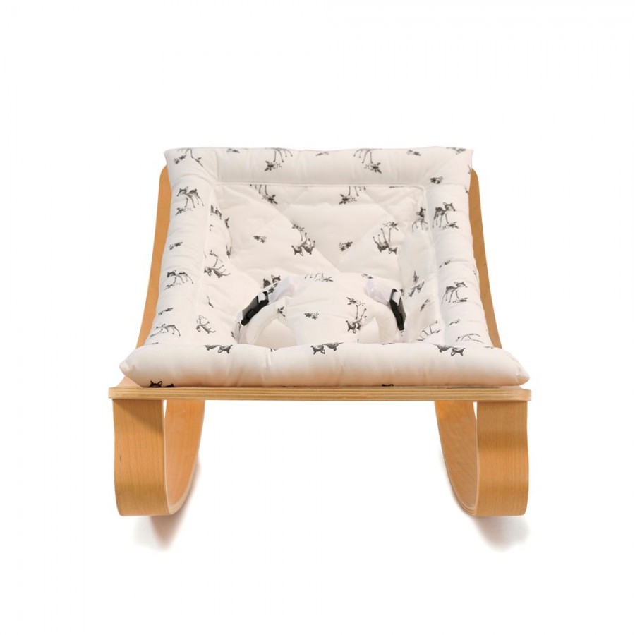 Charlie Crane - Leżaczek Levo buk Rose in April Fawn - Esy Floresy 