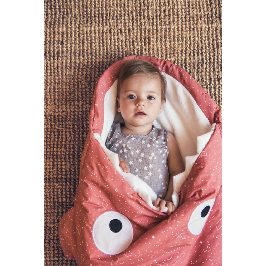 Baby Bites - Śpiworek letni Shark (1-18 miesięcy) Constellations Coral - Esy Floresy 