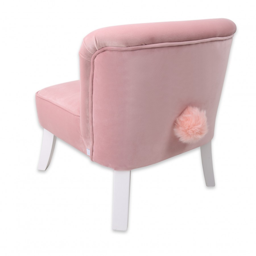 Bon Bon Kids - Fotelik tapicerowany Bunny różowy - Esy Floresy 