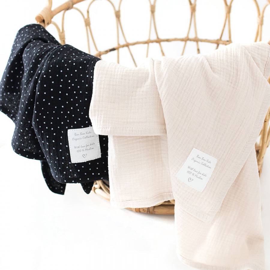 Bon Bon Kids - Otulacz muślinowy Beige - Esy Floresy 