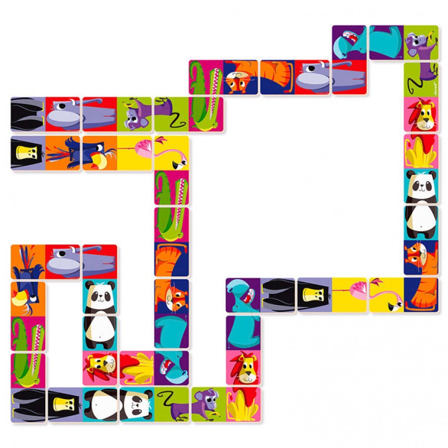 Janod - Domino Dżungla XL - Esy Floresy 