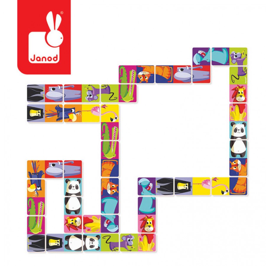 Janod - Domino Dżungla XL - Esy Floresy 