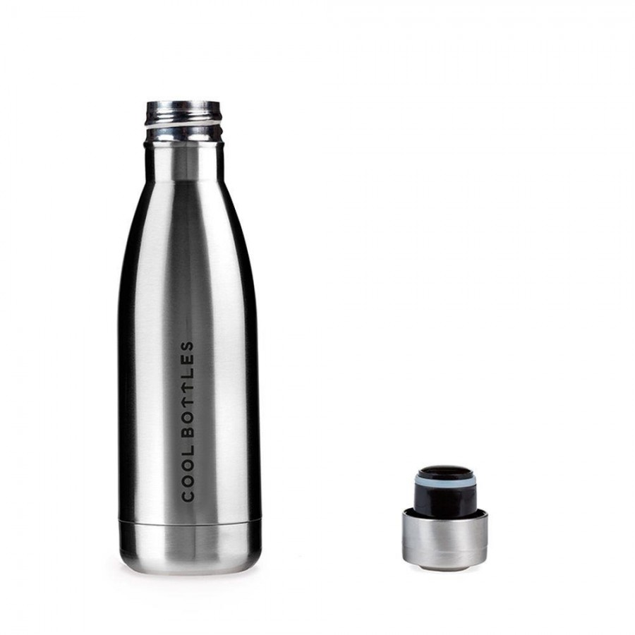 Cool Bottles - Butelka termiczna 350 ml Metallic Silver - Esy Floresy 