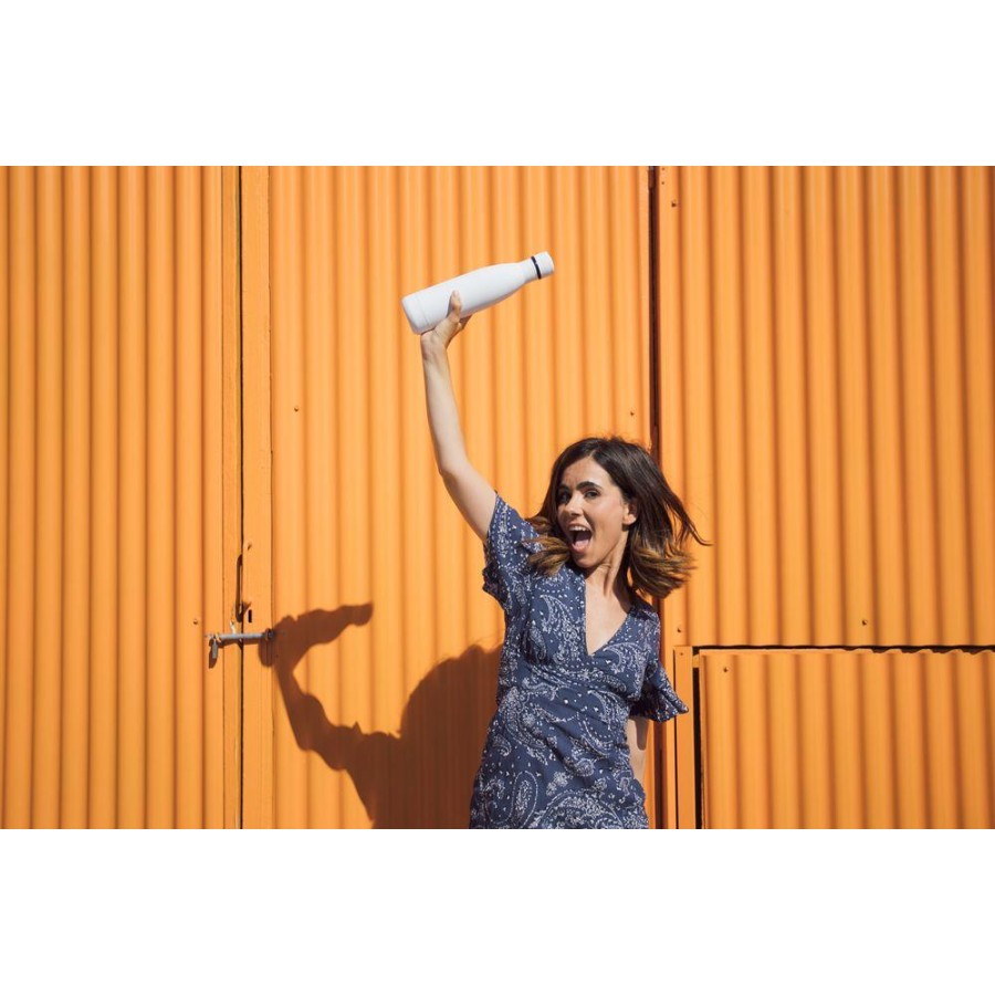 Cool Bottles - Butelka termiczna 750 ml Mono White - Esy Floresy 