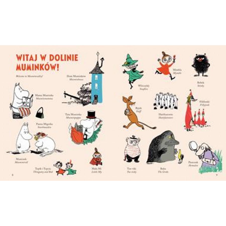 Muminki. WIELKI SŁOWNIK OBRAZKOWY polsko-angielski - Esy Floresy 