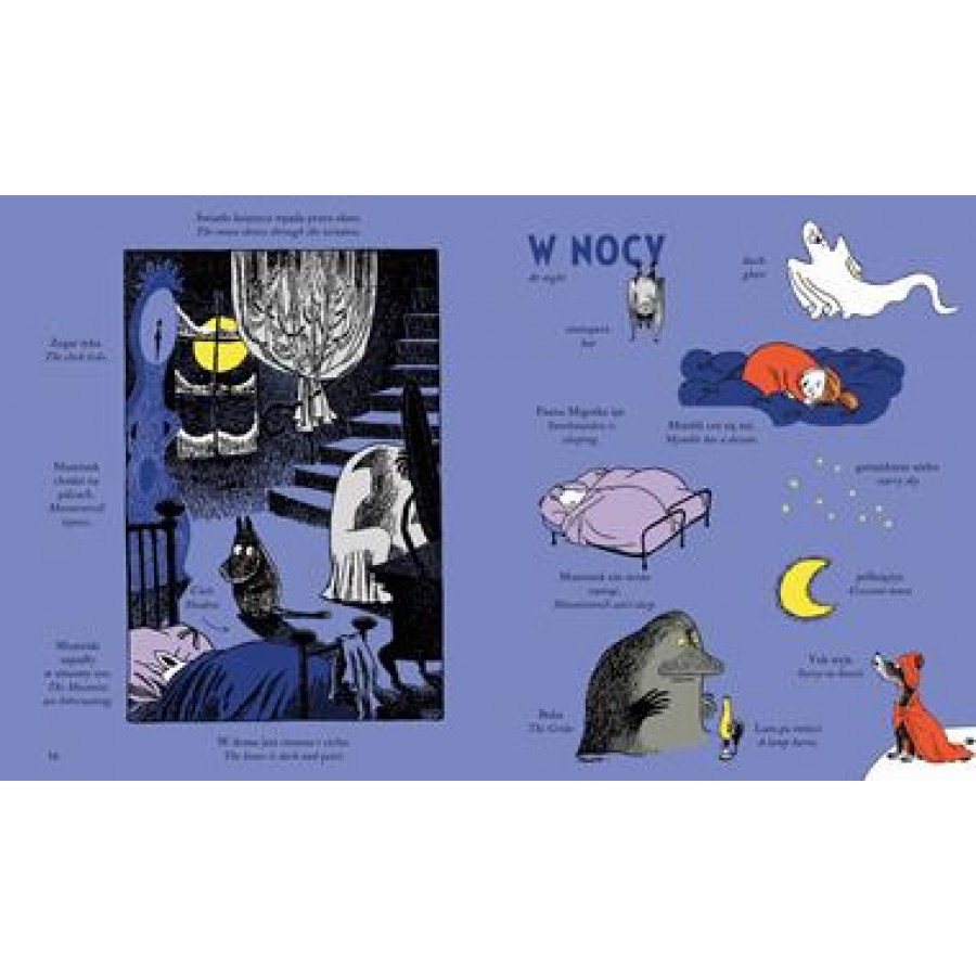 Muminki. WIELKI SŁOWNIK OBRAZKOWY polsko-angielski - Esy Floresy 