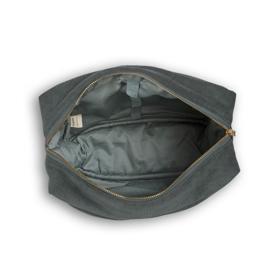  Filibabba - Kosmetyczka duża Sztruks Pine Green - Esy Floresy 