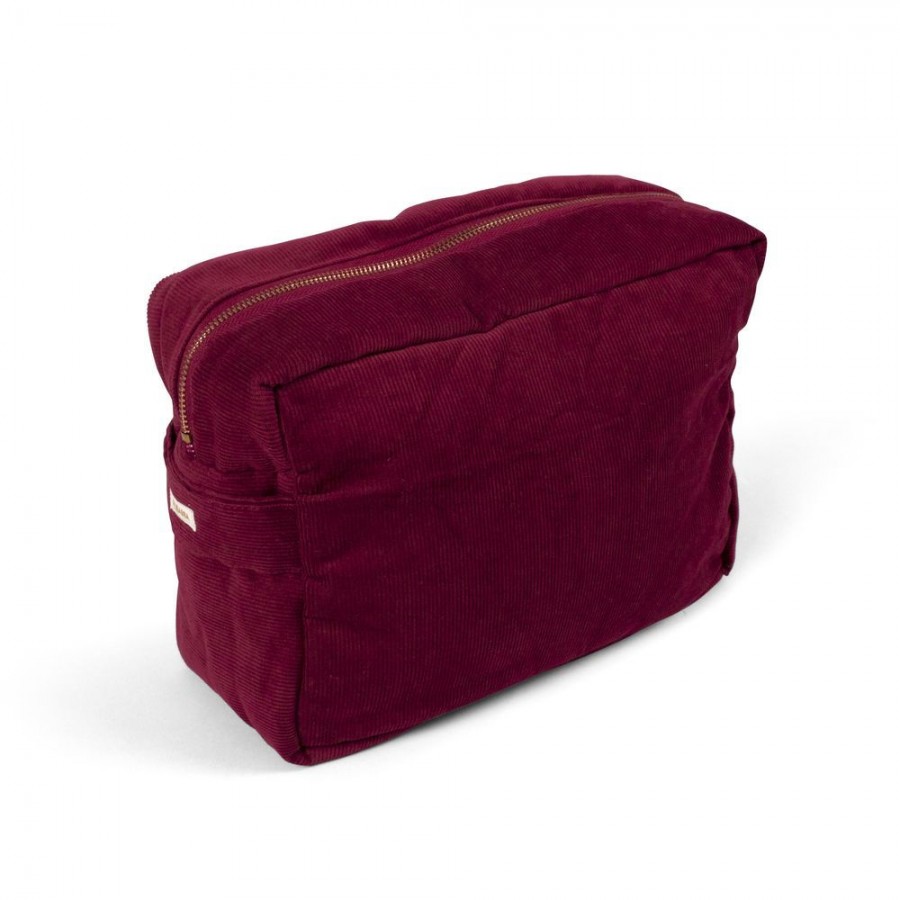  Filibabba - Kosmetyczka duża Sztruks Deeply Red - Esy Floresy 