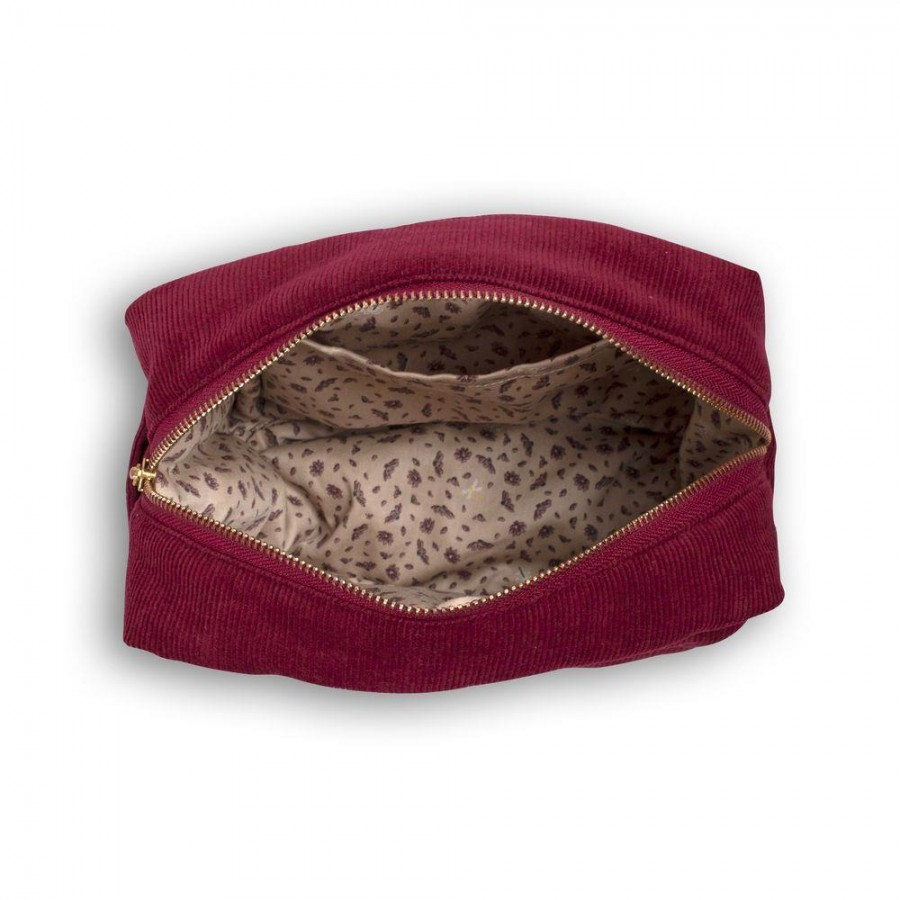  Filibabba - Kosmetyczka mała Sztruks Deeply Red - Esy Floresy 